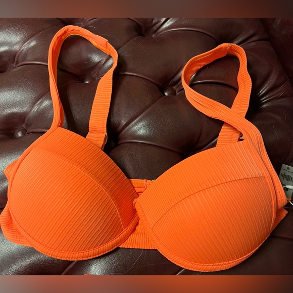 Tinibikini NWT Orange Tangerine Bikini Bathing Suit size Small - Picture 4 of 7